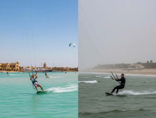 Kontrast pomiędzy Bałtykiem a Laguną Soma Bay